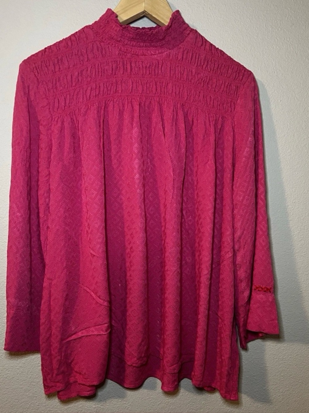 Odd Molly Turtle Neck 3/4 Sleeve Blouse Size 4